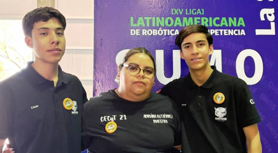 Estudiantes del Cecytech Chihuahua ganan oro en Robomatrix y obtienen pase a mundial en EU