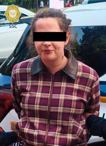 ‘Lady Naucalpan’ fue puesta a disposici&oacute;n de un juez tras agredir a ciclista en Polanco