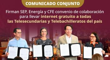 SEP y CFE coordinan esfuerzos para mejorar electricidad y conectividad en Telesecundarias y Telebachilleratos