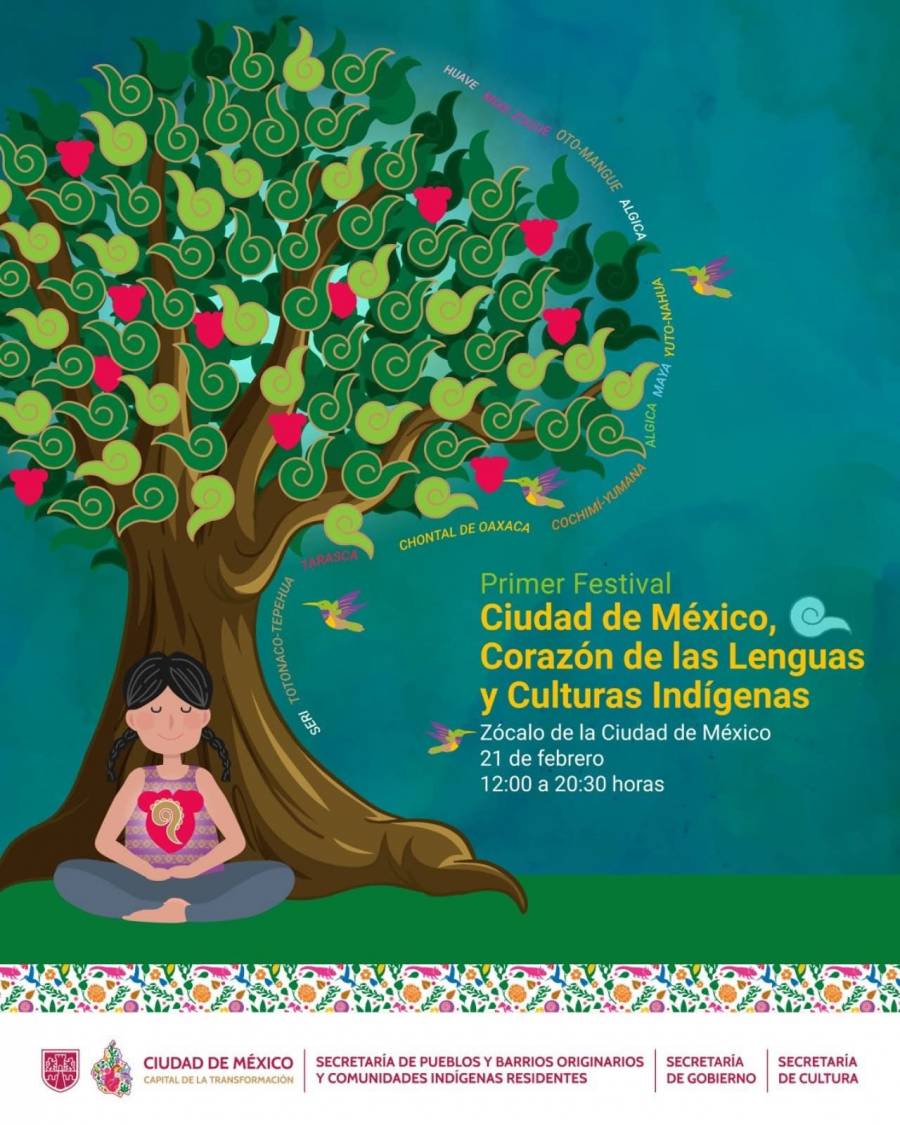 La Ciudad de México celebra la diversidad linguística con el Primer Festival “Ciudad de México, Corazón de las Lenguas y Culturas Indígenas”