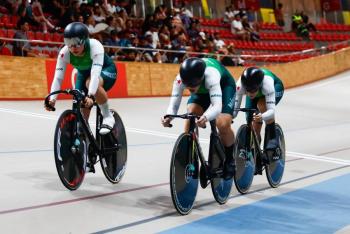 Con oro en velocidad femenil, M&eacute;xico inicia el Panamericano de Pista Santiago 2026