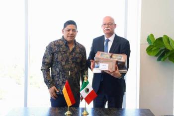 Gobernador de San Luis Potos&iacute; se re&uacute;ne con embajador de Alemania para fortalecer lazos de cooperaci&oacute;n