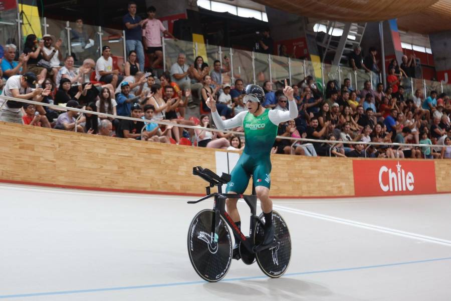 México tiene brillante jornada al sumar tres oros en el Campeonato Panamericano de Ciclismo de Pista