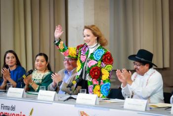 SCJN e INPI firman convenio para garantizar acceso a la justicia de pueblos ind&iacute;genas y afromexicanos