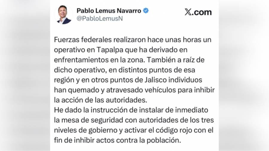 Nuevo Culiacanazo tras muerte del Mencho en operativo en Tapalpa; bloqueos y enfrentamientos se extienden en cinco entidades; Lemus pide a la población resguardarse