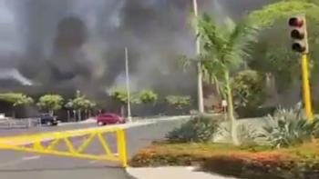 Bloqueos y quema de negocios tambi&eacute;n en Quintana Roo tras operativo federal