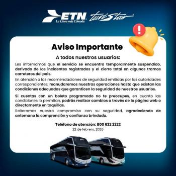 Centrales camioneras cancelan operaciones y vuelos a Guadalajara son desviados