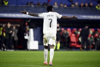 Afici&oacute;n de Osasuna lanza gritos de odio contra Vinicius Jr. tras derrota del Real Madrid