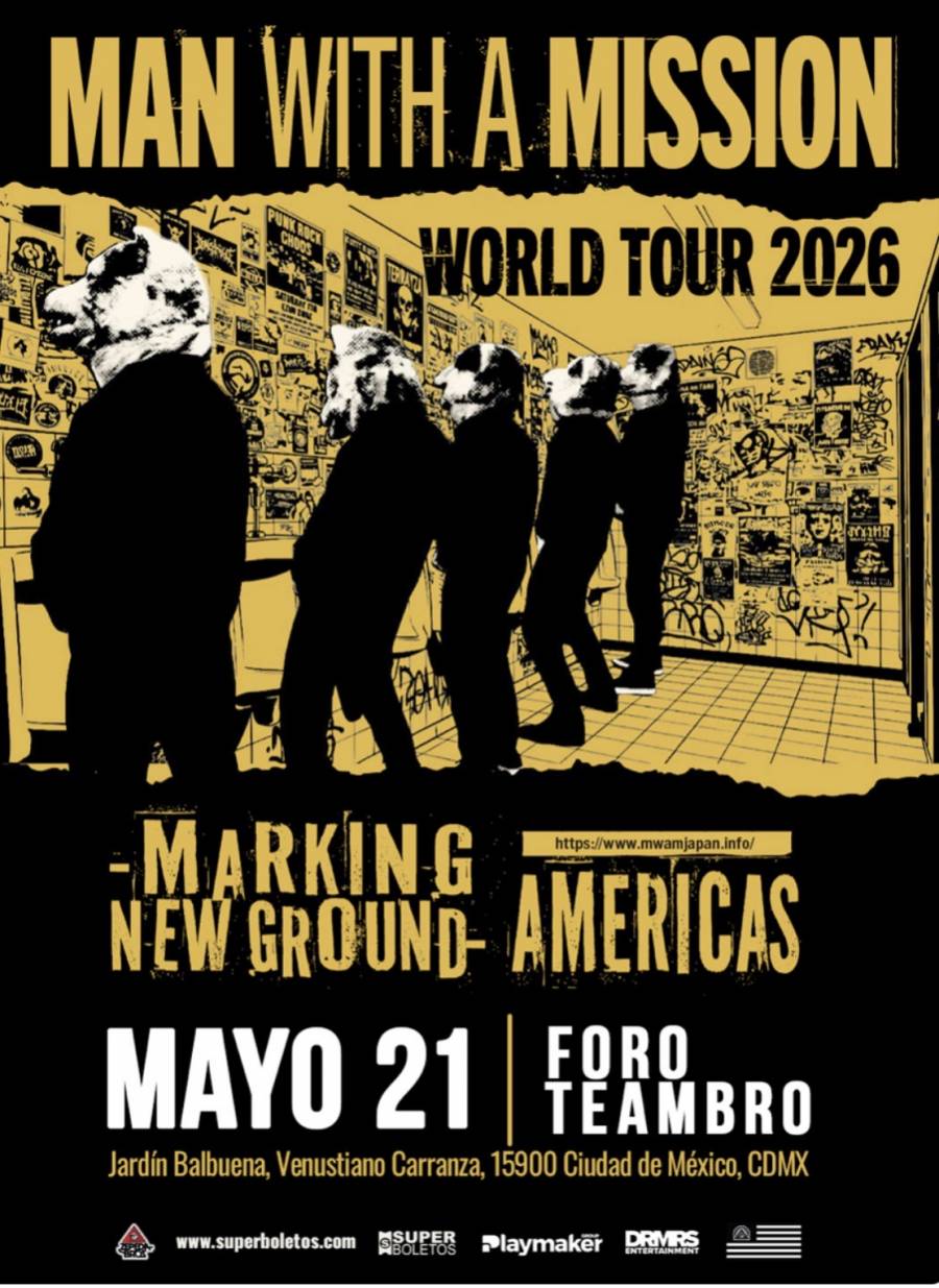 MAN WITH A MISSION TRAE SU GIRA “MARKING NEW GROUND”  A MÉXICO ESTE 21 DE MAYO EN FORO TEAMBRO