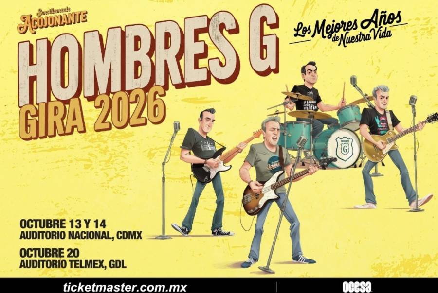 Hombres G están de regreso en México para conmemorar Los Mejores Años De Nuestra Vida