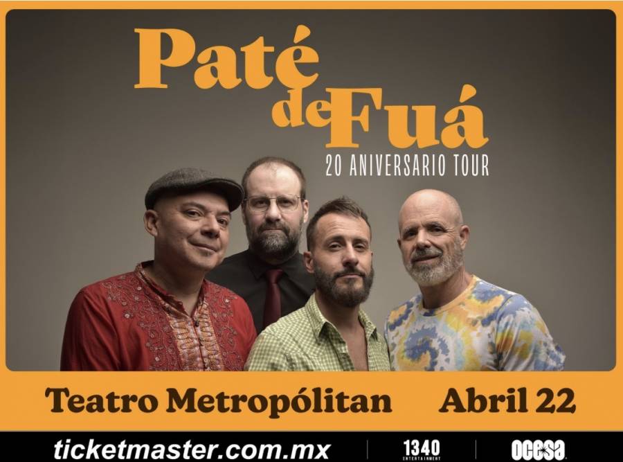 Paté de Fuá regresa al Teatro Metropólitan para ofrecer una gran noche!