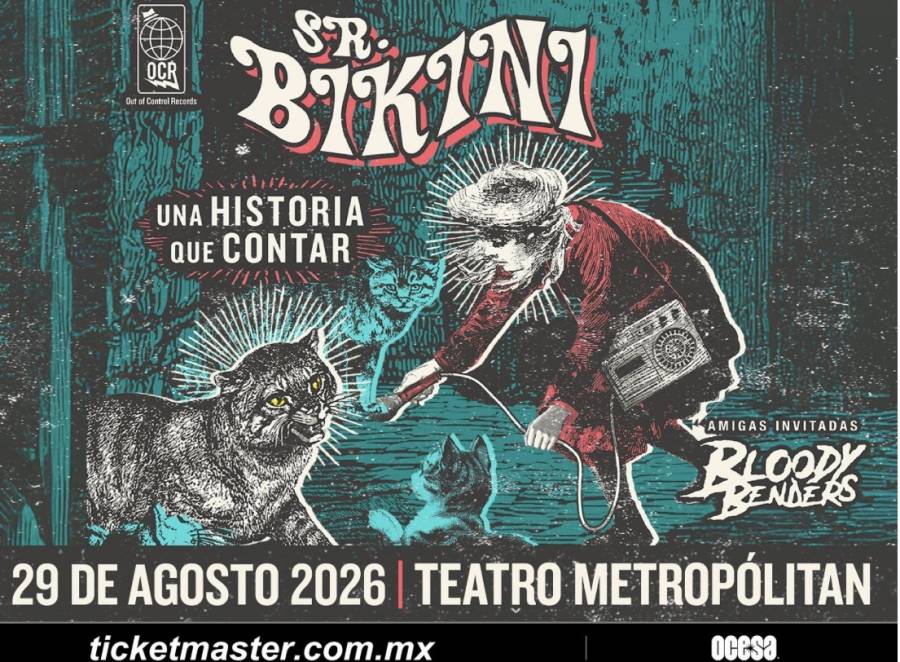 A surfear con Sr. Bikini en el Metropólitan: el trío enmascarado anuncia concierto con nueva música