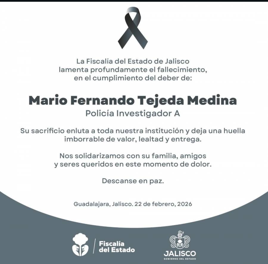 Fallece policía investigador de la Fiscalía General del Estado de Jalisco tras ataque armado en Zapopan
