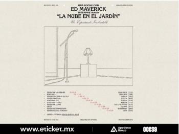 Ed Maverick anuncia la continuaci&oacute;n de la gira La Nube en el Jard&iacute;n