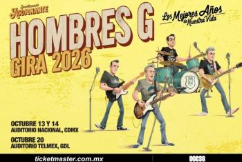 Hombres G est&aacute;n de regreso en M&eacute;xico para conmemorar Los Mejores A&ntilde;os De Nuestra Vida