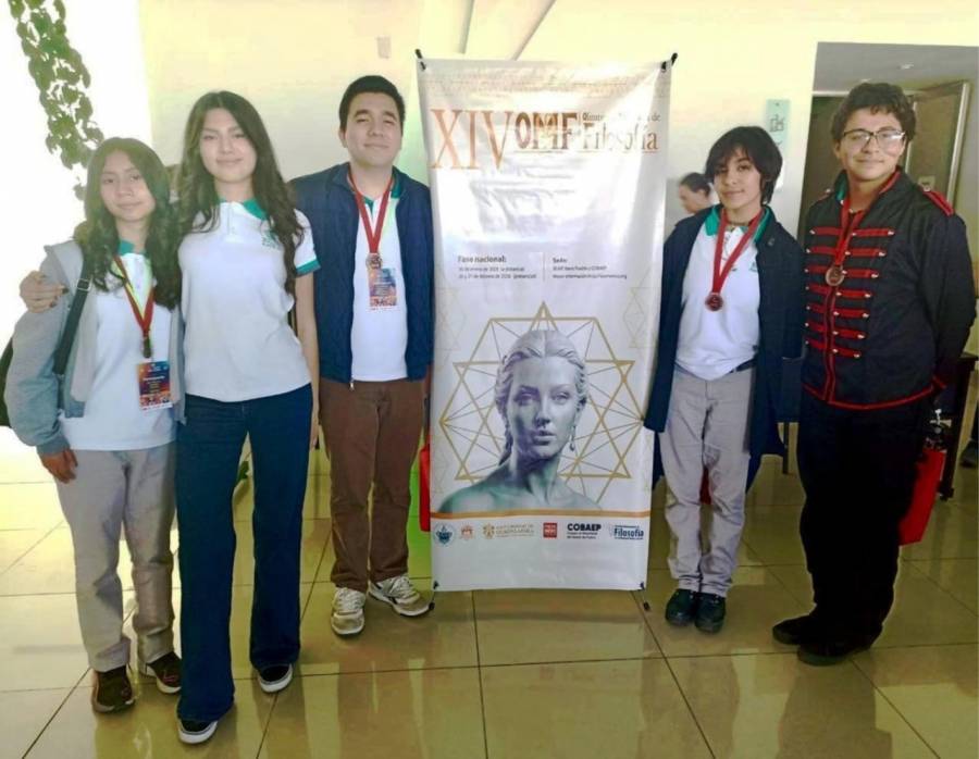 Estudiantes del Cobach Chihuahua destacan en Olimpiada Mexicana de Filosof&iacute;a con ocho medallas
