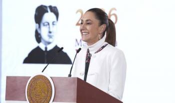 Presidenta presenta estrategia integral “J&oacute;venes Transformando M&eacute;xico”; beca Gertrudis Bocanegra llegar&aacute; a un mill&oacute;n de universitarios