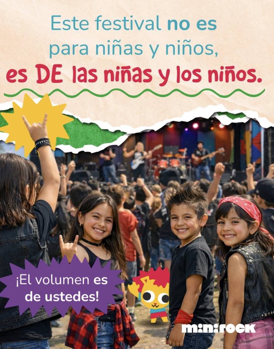 MINI ROCK FEST IMPULSA EL PRIMER FESTIVAL DE ROCK PENSADO DESDE LA INFANCIA EN MÉXICO