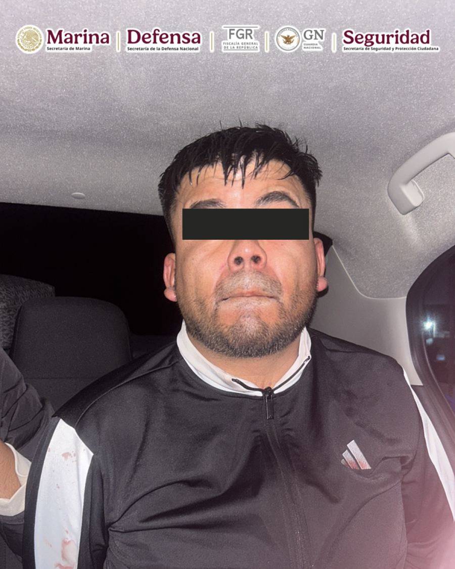 Capturan en Tlaxcala a presunto jefe criminal ligado al tráfico de drogas sintéticas