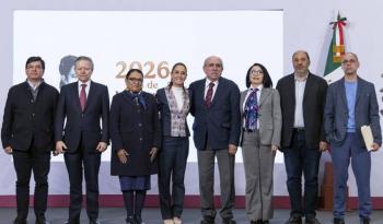 “Es un asunto de principios”: Presidenta presenta iniciativa de Reforma Electoral; se enviar&aacute; el lunes 2 de marzo al Congreso