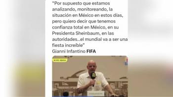 Sheinbaum: “Hay todas las garant&iacute;as” para el Mundial 2026; FIFA ratifica confianza en M&eacute;xico