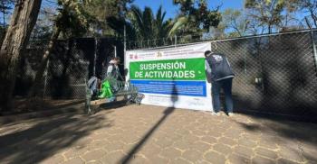 PAOT suspende montaje de evento privado en Parque Lira; protesta Tabe