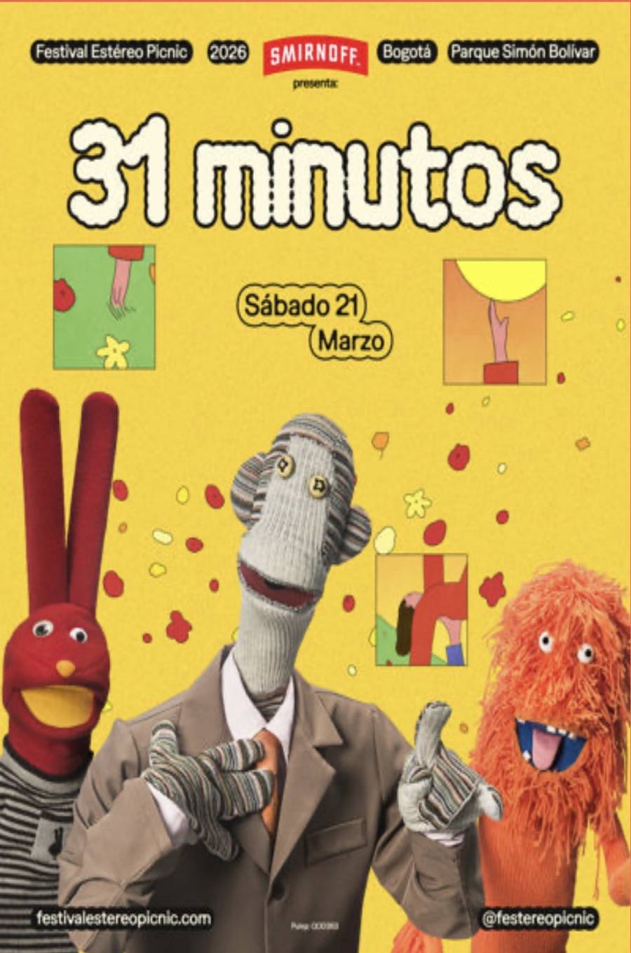 31 Minutos desata la nostalgia en el Estéreo Picnic 2026