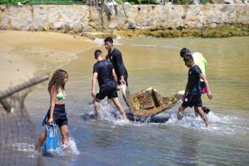 Autoridades encabezan jornada de limpieza en playas de Copala, Guerrero