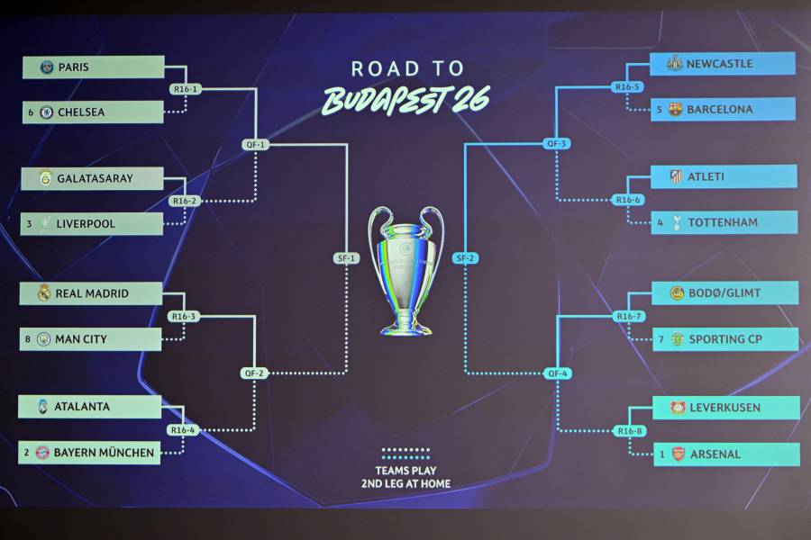 Real Madrid-City y PSG-Chelsea, duelos más destacados de los octavos de Champions