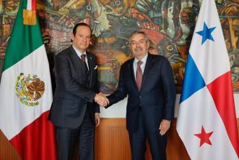Fortalecen M&eacute;xico y Panam&aacute; colaboraci&oacute;n bilateral en materia de proyectos estrat&eacute;gicos e integraci&oacute;n regional