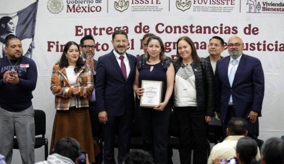 ISSSTE entrega m&aacute;s de 200 finiquitos a derechohabientes con deudas problem&aacute;ticas en FOVISSSTE