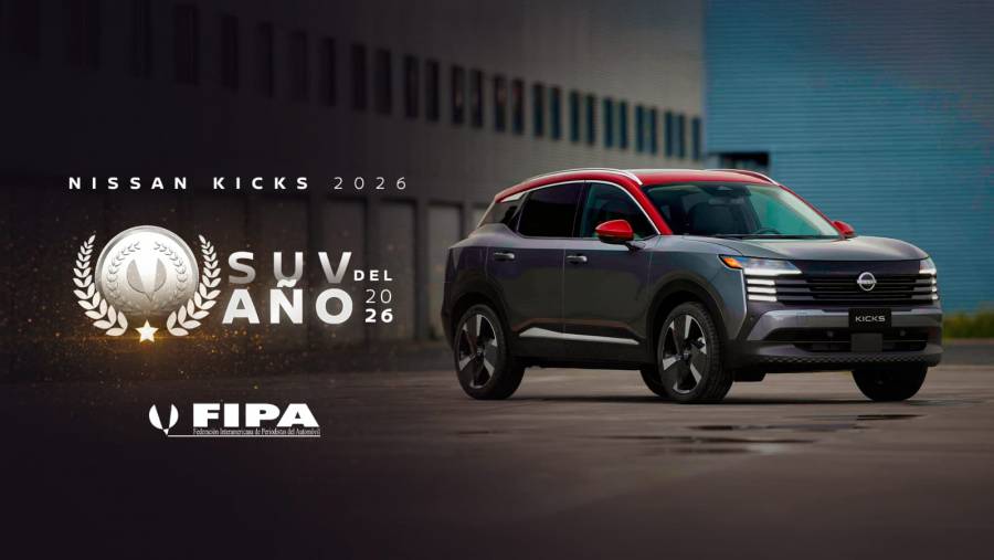 Nissan Kicks es reconocido como SUV del A&ntilde;o 2026 por FIPA