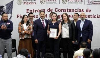 ISSSTE entrega m&aacute;s de 200 finiquitos a derechohabientes con deudas problem&aacute;ticas en FOVISSSTE