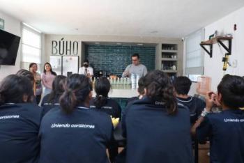 NNA del Centro Carmelita Ballesteros visitan Mima Sodas para conocer proceso de elaboraci&oacute;n de bebida B&uacute;ho