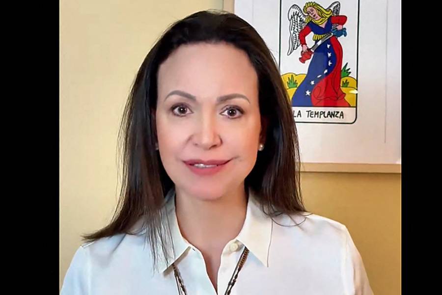 L&iacute;der opositora Mar&iacute;a Corina Machado dice que regresar&aacute; a Venezuela 