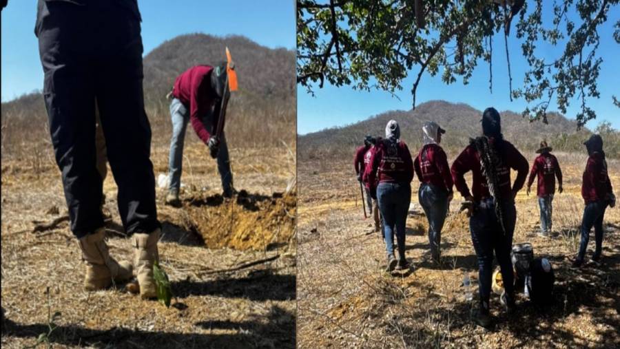 Colectivo de buscadoras localiza fosas clandestinas en Concordia, Sinaloa