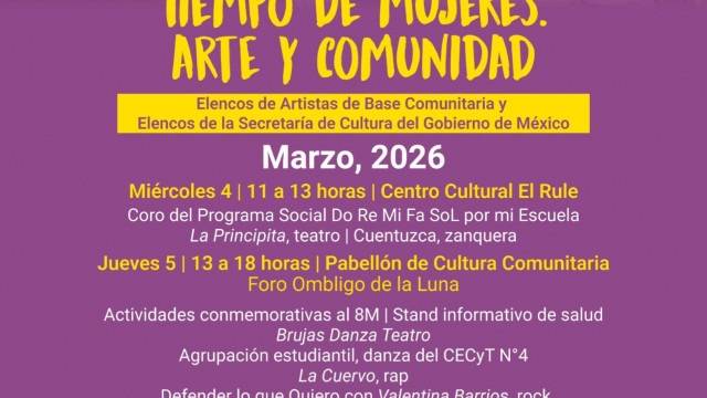 Llega “Tiempo de Mujeres: Arte y Comunidad”, un encuentro para reconocer el talento de las Mujeres desde las Artes