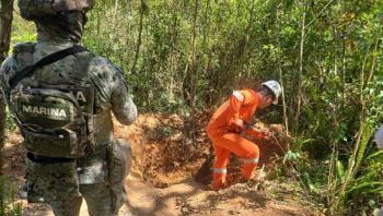 Marina localiza e inhabilita tomas clandestinas en Puebla