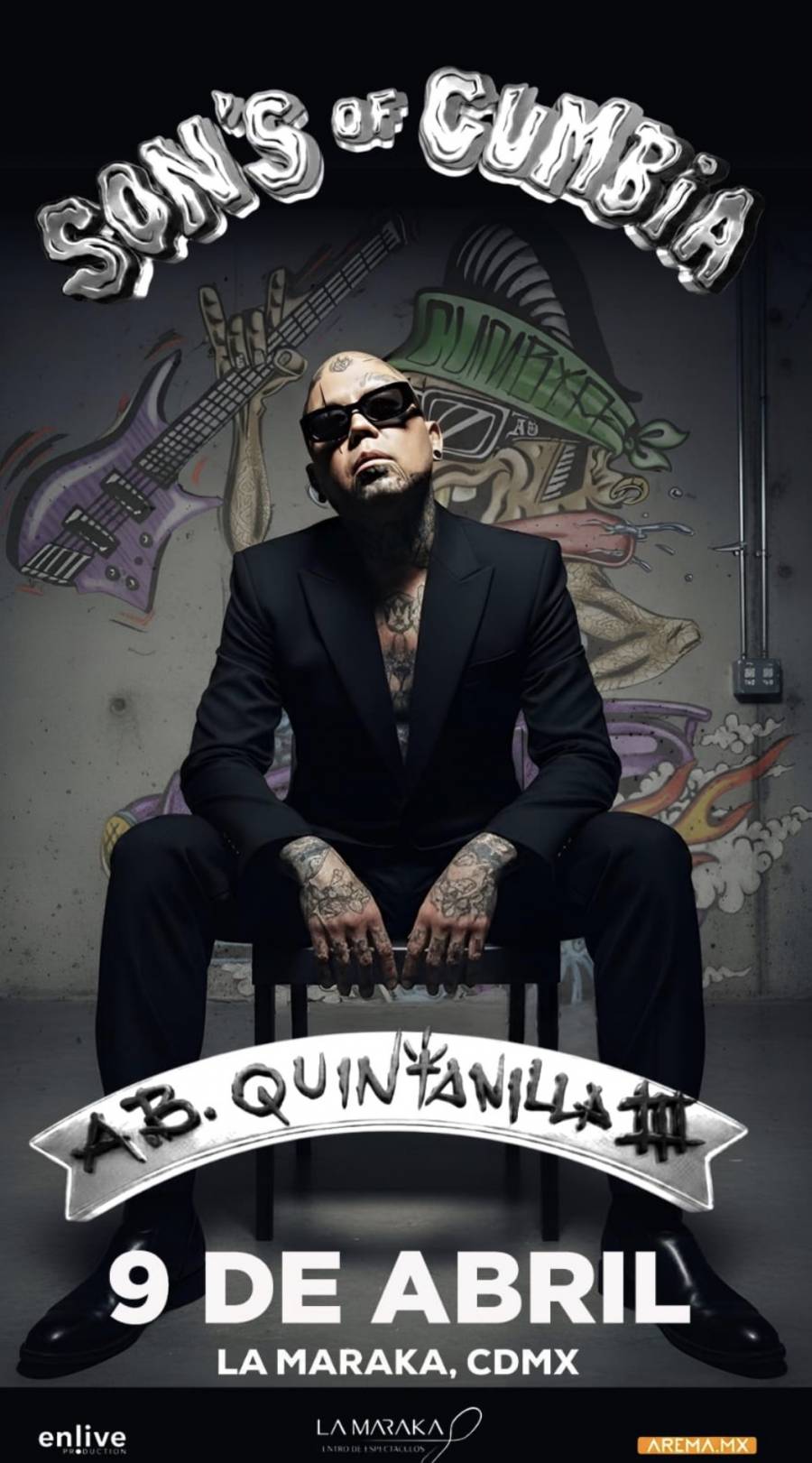 A.B. QUINTANILLA CELEBRA SU LEGADO MUSICAL CON SON’S OF CUMBIA EN UNA NOCHE HISTÓRICA EN LA MARAKA