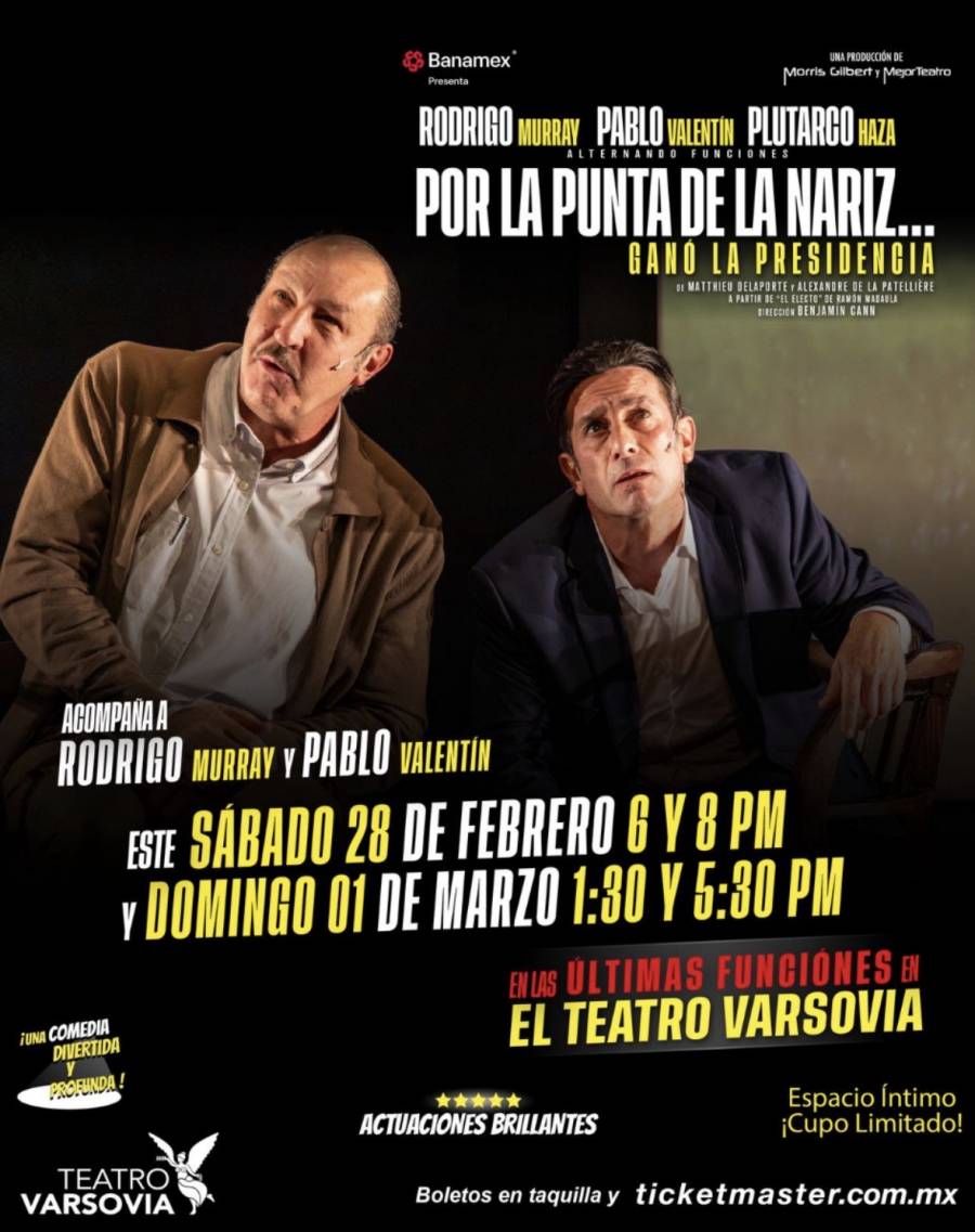 MEJOR TEATRO  Por la punta de la nariz  cierra en el teatro Varsovia
