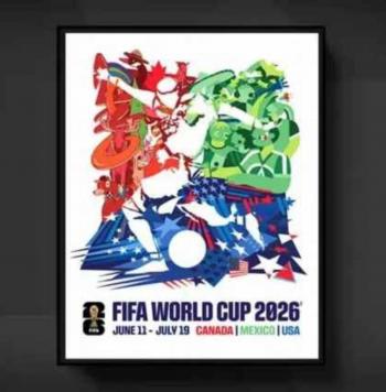 A 100 d&iacute;as del Mundial, FIFA presenta el p&oacute;ster oficial