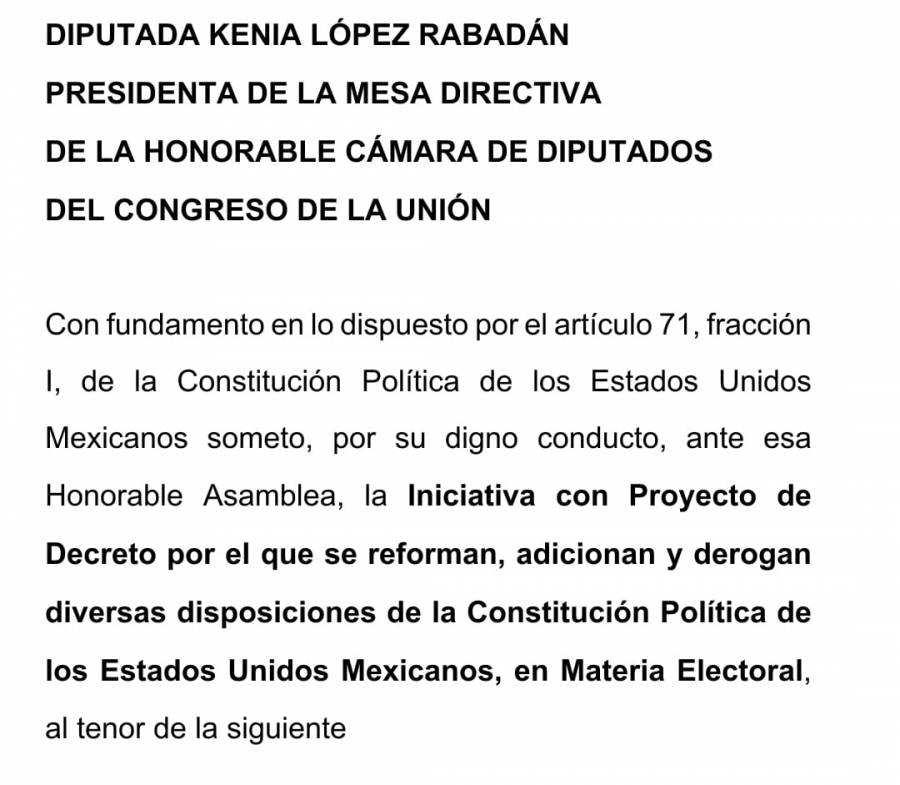 Iniciativa de reforma electoral reorganiza plurinominales, ajusta cómputos y reduce financiamiento; en su espera en San Lázaro, mientras ya circula su versión electrónica
