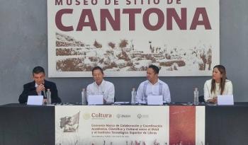 En Puebla, el INAH y el Instituto Tecnol&oacute;gico Superior De Libres firman convenio de colaboraci&oacute;n