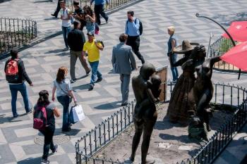 Avanzan trabajos de rehabilitaci&oacute;n en Zona Rosa rumbo al Mundial 2026
