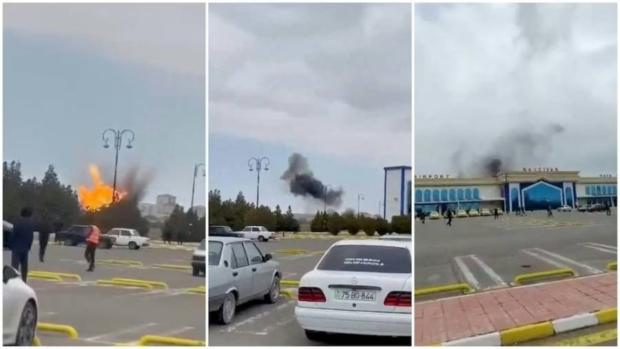 Drones iraníes atacan aeropuerto y escuela en Najicheván, Azerbaiyán protesta y anuncia represalias