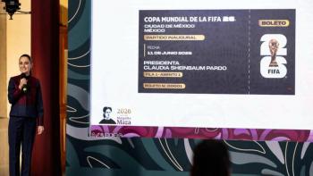 Sheinbaum lanza torneo de “dominadas” de bal&oacute;n para regalar su boleto para Mundial 2026