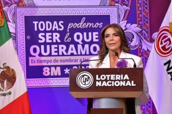 Loter&iacute;a Nacional presenta billete conmemorativo por el D&iacute;a Internacional de las Mujeres