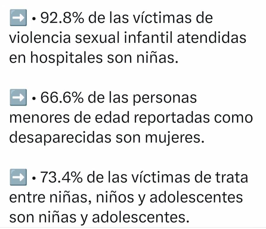 Homicidios, trata, secuestro y violencia sexual afectan a ni&ntilde;as y adolescentes en M&eacute;xico: REDIM