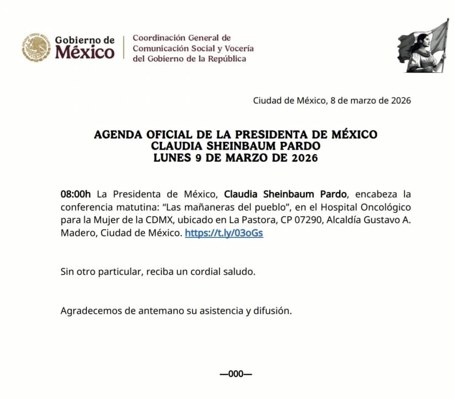 Ma&ntilde;anera se realizar&aacute; en el Hospital Oncol&oacute;gico para la Mujer en GAM; comenzar&aacute; media hora m&aacute;s tarde