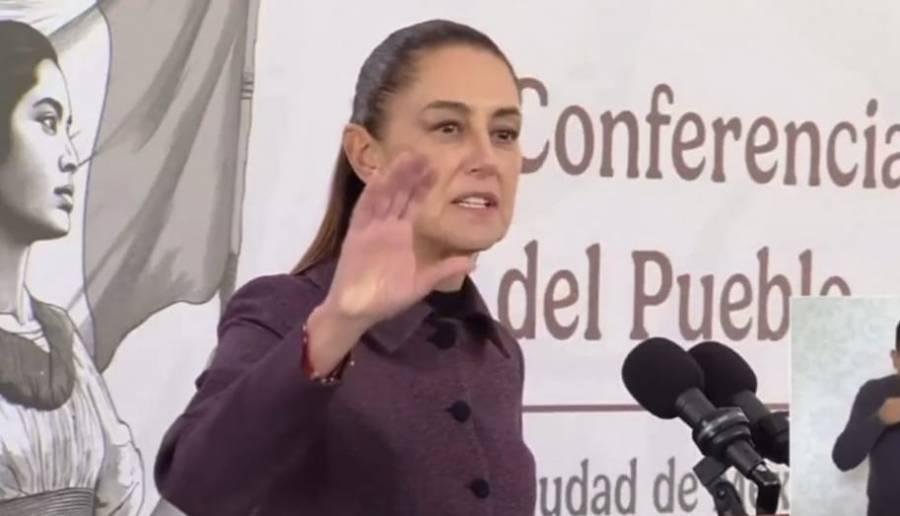 Sheinbaum califica de irresponsable difusi&oacute;n de rumores sobre salud de AMLO